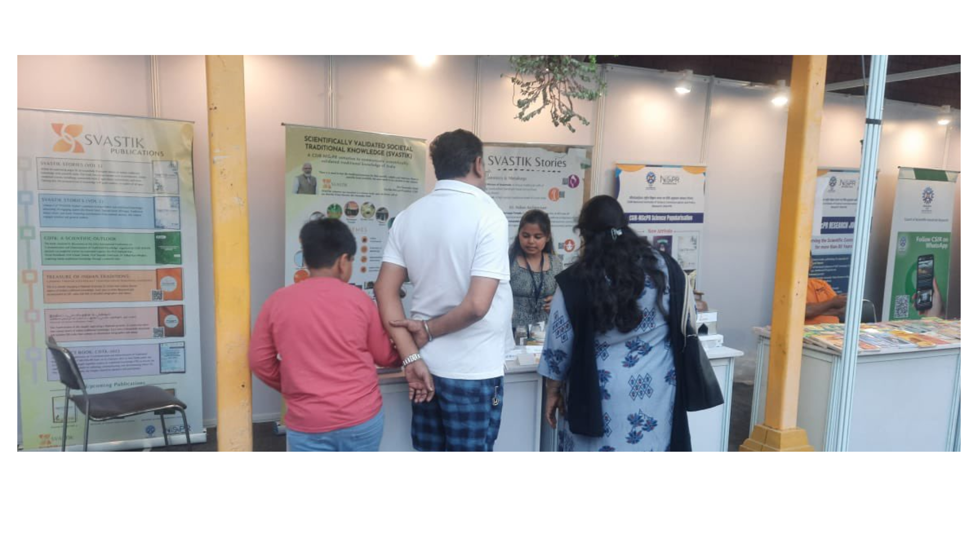 NIScPR-SVASTIK at the 10th Vibrant India 2024 Exhibition at Dilli Haat, Pitampura, New Delhi, showcasing various Indian traditional knowledge with scientific basis Image