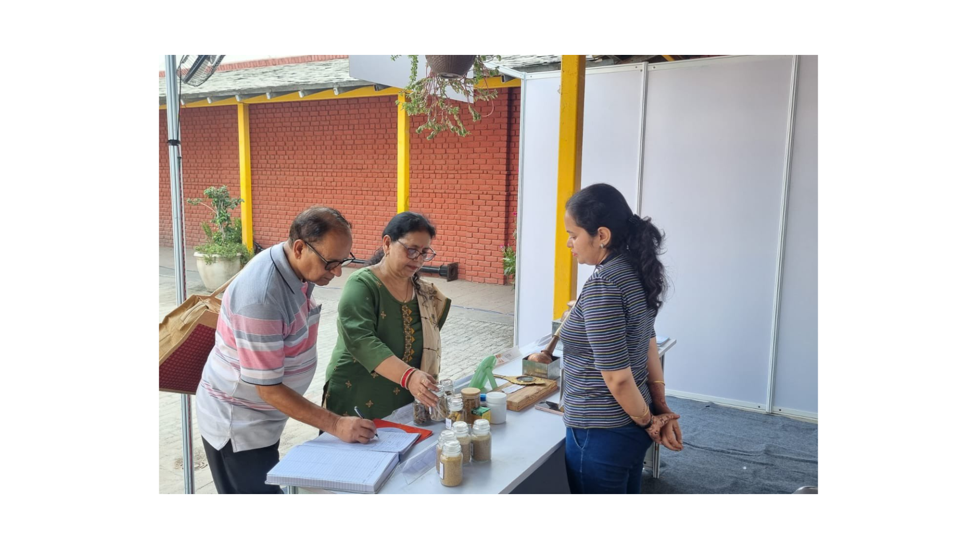 NIScPR-SVASTIK at the 10th Vibrant India 2024 Exhibition at Dilli Haat, Pitampura, New Delhi, showcasing various Indian traditional knowledge with scientific basis Image