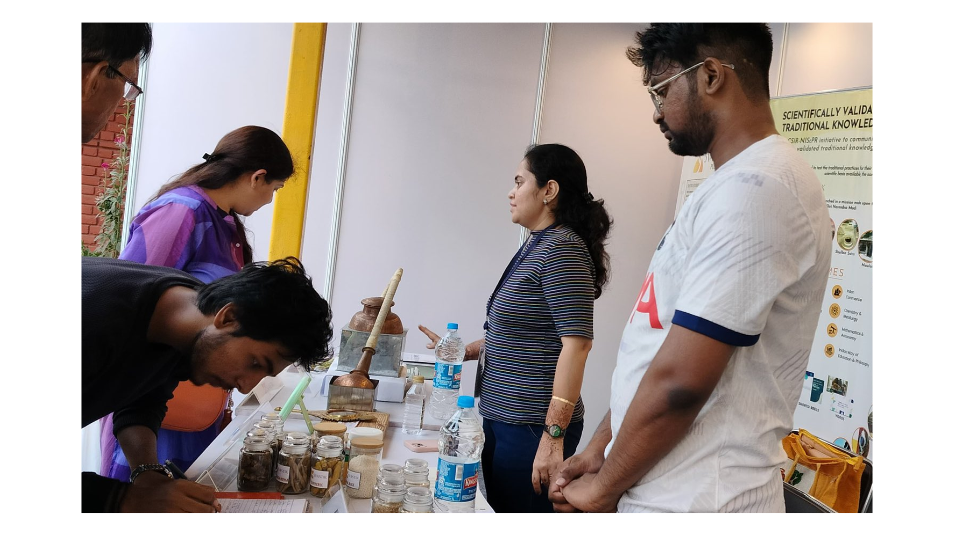 NIScPR-SVASTIK at the 10th Vibrant India 2024 Exhibition at Dilli Haat, Pitampura, New Delhi, showcasing various Indian traditional knowledge with scientific basis Image