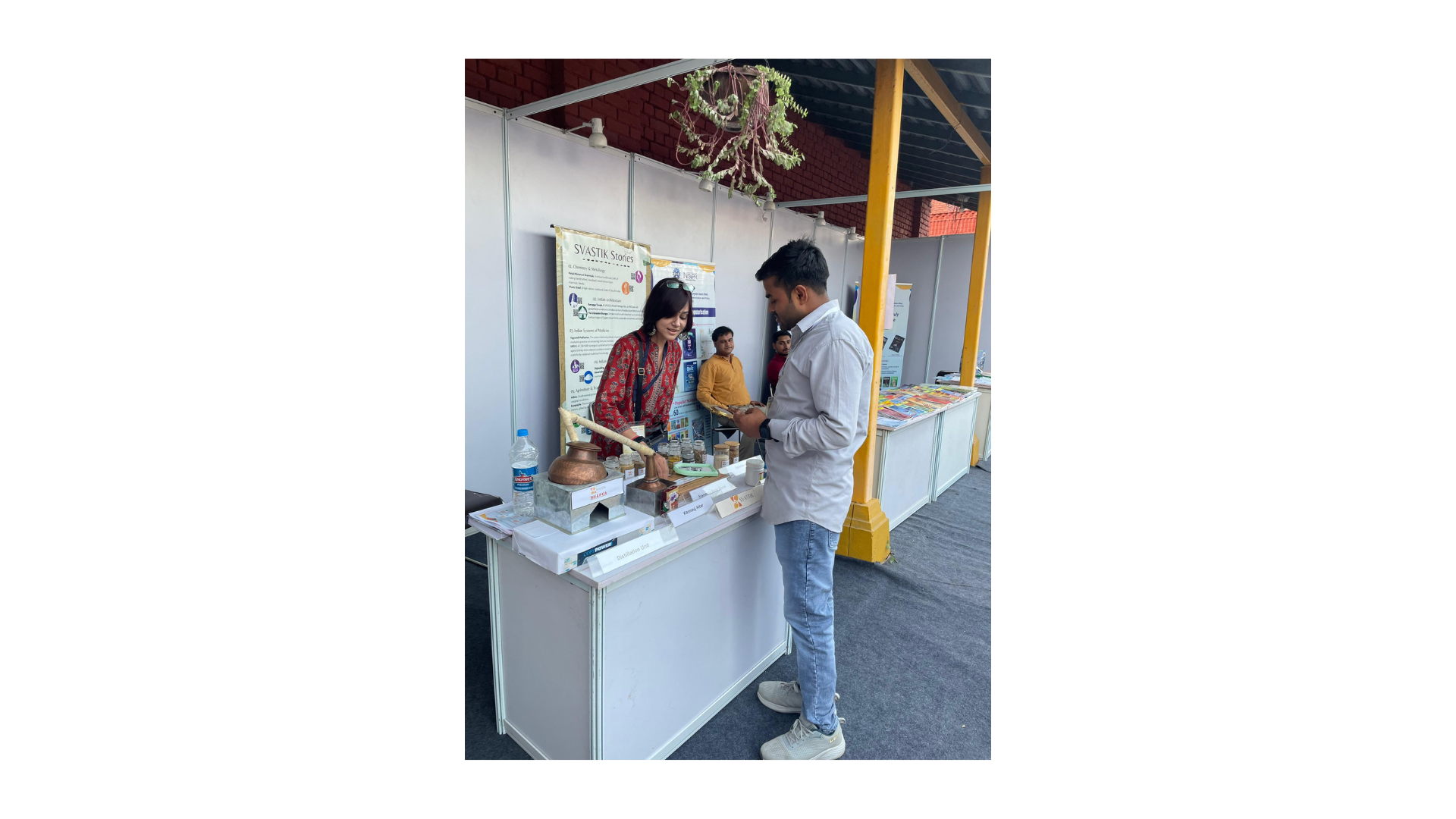 NIScPR-SVASTIK at the 10th Vibrant India 2024 Exhibition at Dilli Haat, Pitampura, New Delhi, showcasing various Indian traditional knowledge with scientific basis Image