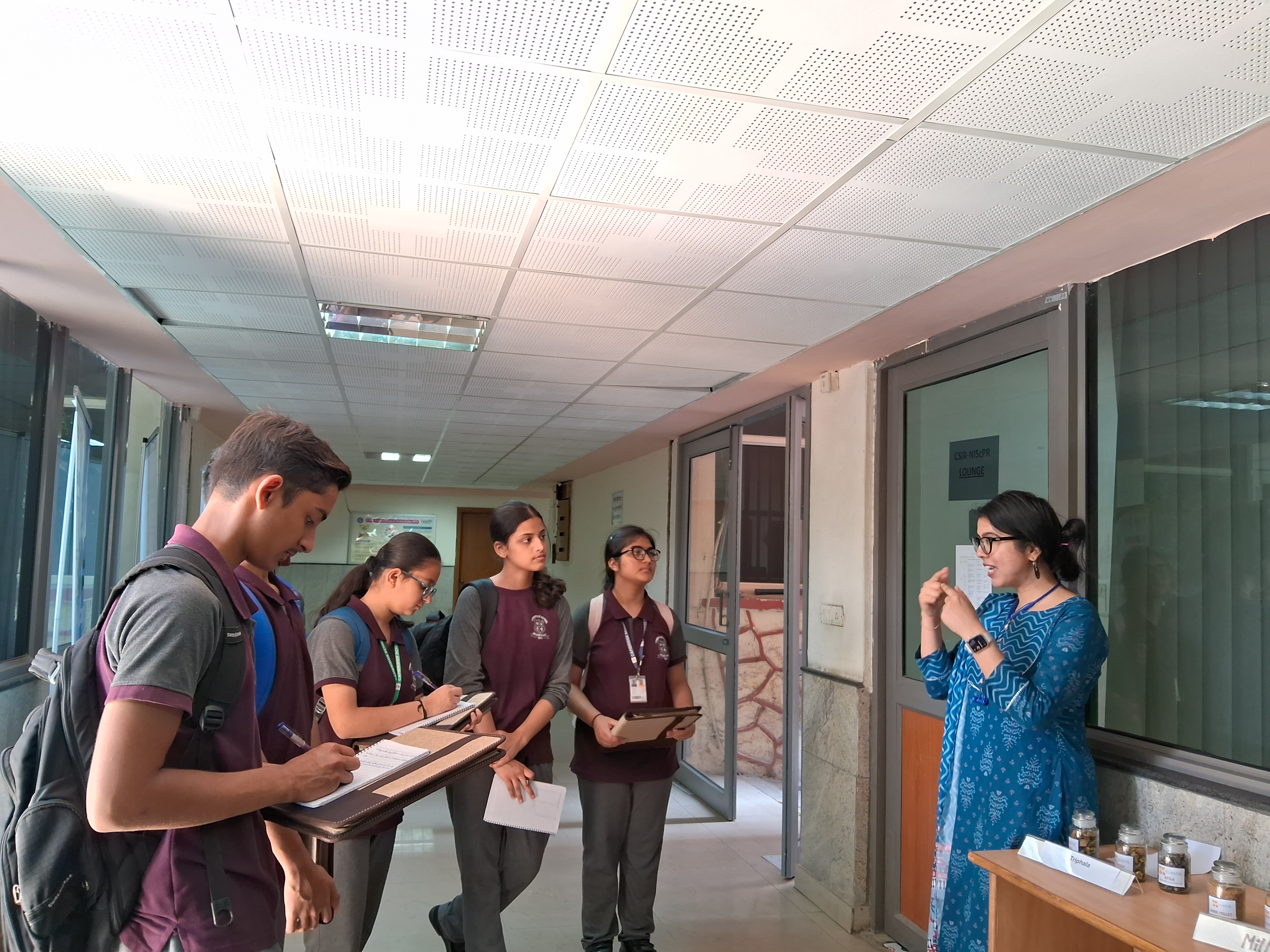 SVASTIK exhibition at the “Student-Scientist Connect Program-Impact of Climate Change Food and Water Sustainability” Image