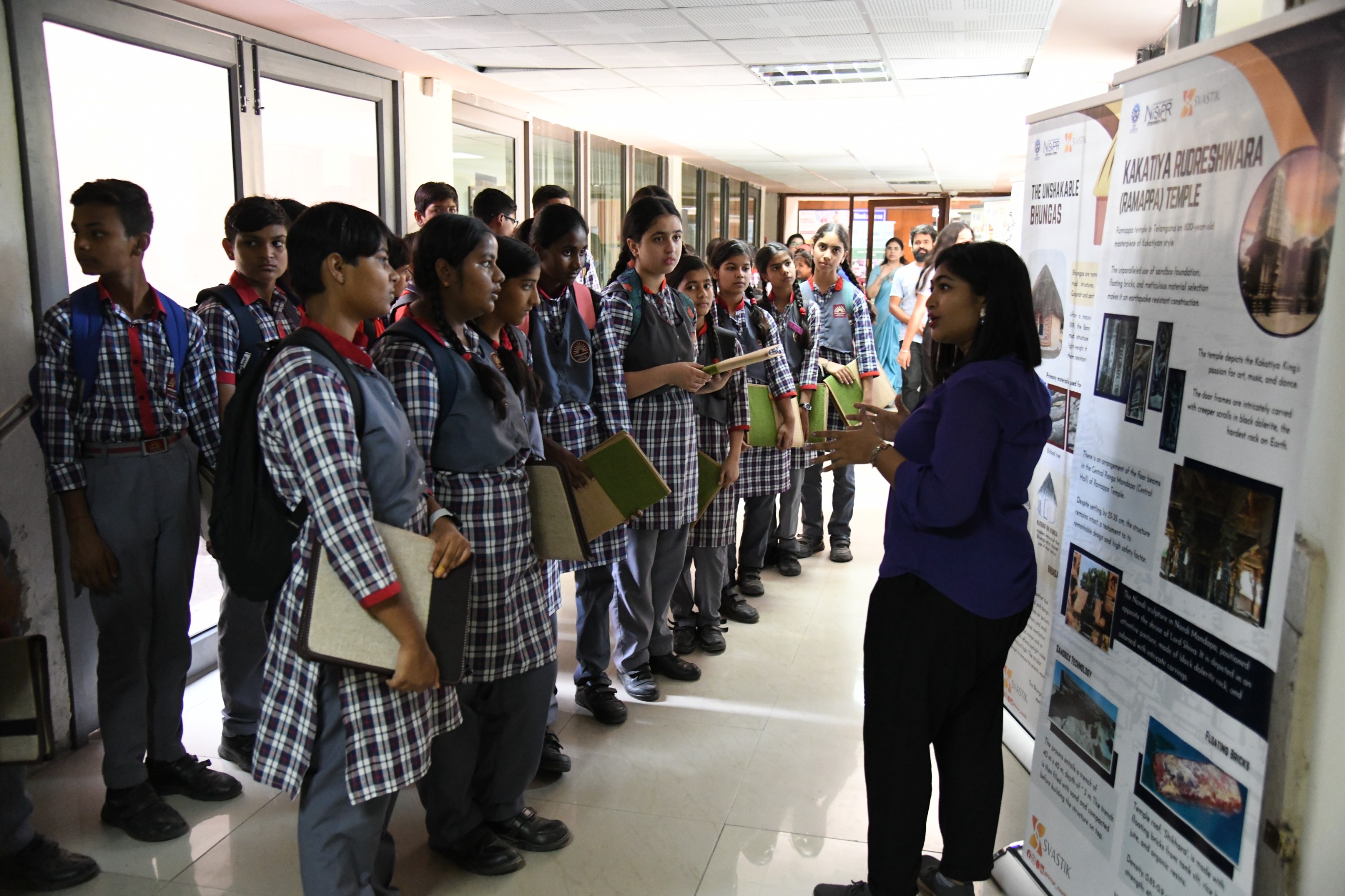 SVASTIK exhibition at the “Student-Scientist Connect Program-Impact of Climate Change Food and Water Sustainability” Image