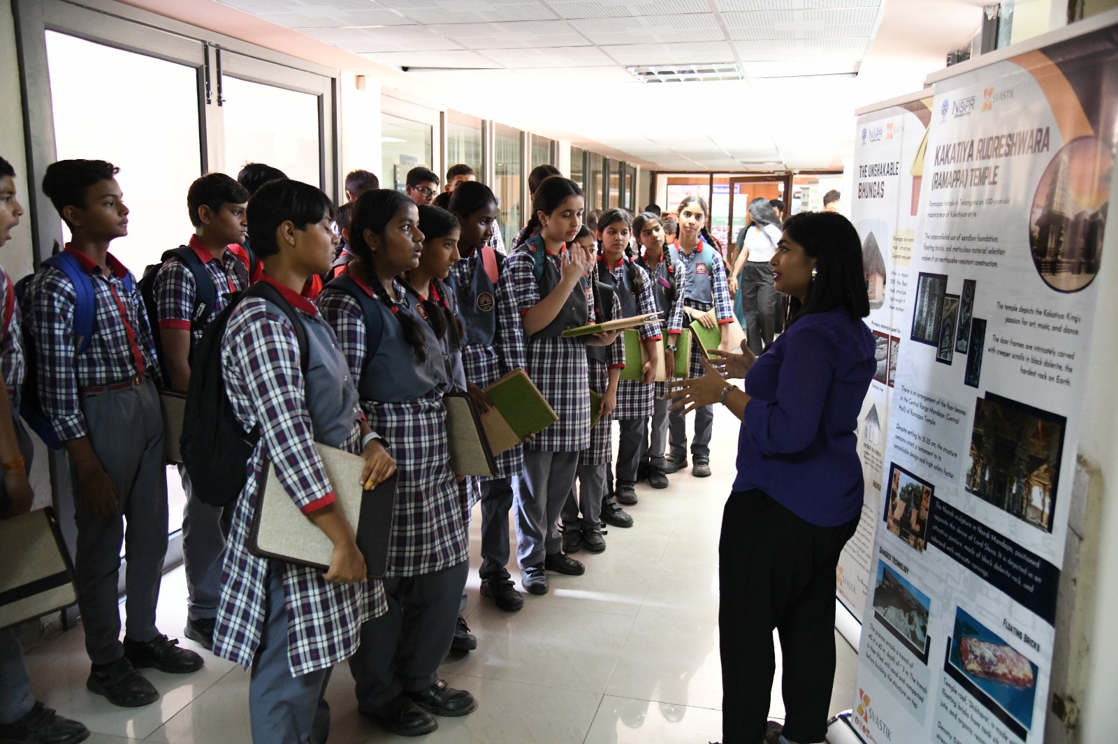 SVASTIK exhibition at the “Student-Scientist Connect Program-Impact of Climate Change Food and Water Sustainability” Image