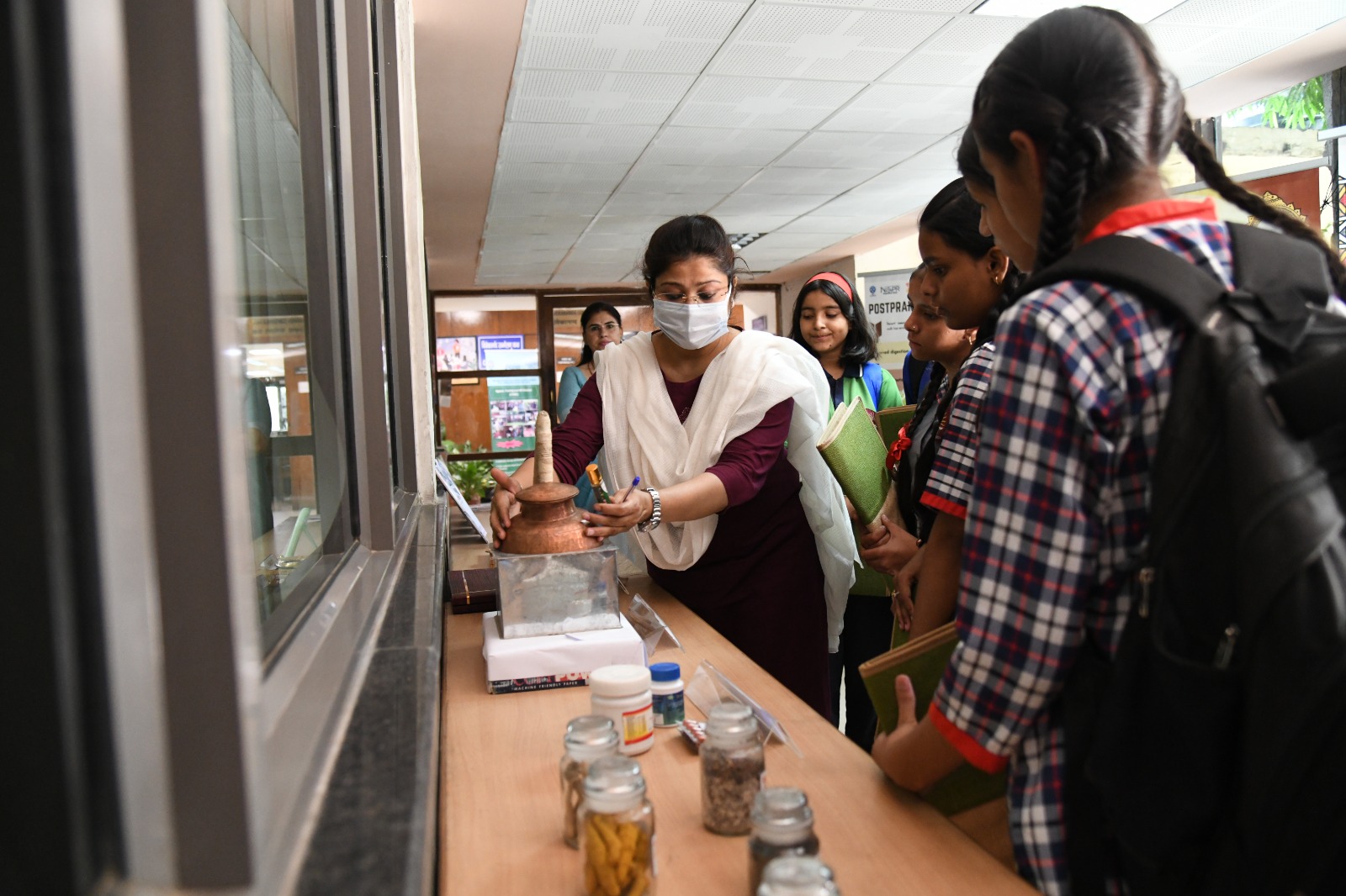 SVASTIK exhibition at the “Student-Scientist Connect Program-Impact of Climate Change Food and Water Sustainability” Image