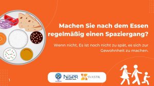 Spaziergang nach dem Essen